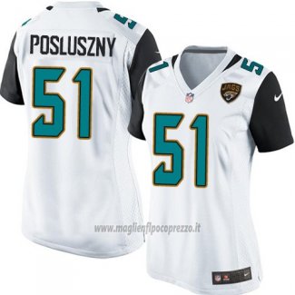 Maglia NFL Game Donna Jacksonville Jaguars Posluszny Bianco
