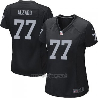 Maglia NFL Game Donna Las Vegas Raiders Alzado Nero