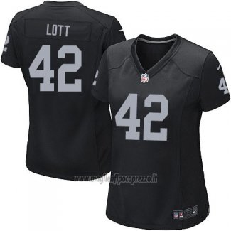 Maglia NFL Game Donna Las Vegas Raiders Lott Nero