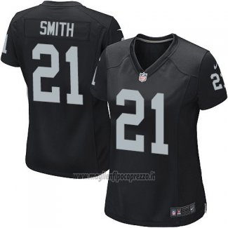 Maglia NFL Game Donna Las Vegas Raiders Smith Nero2