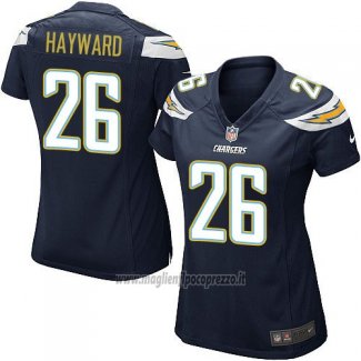 Maglia NFL Game Donna Los Angeles Chargers Hayward Nero