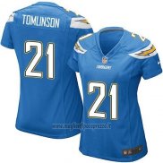 Maglia NFL Game Donna Los Angeles Chargers Tomlinson Blu