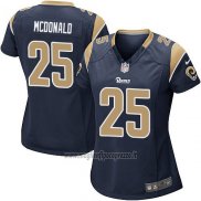 Maglia NFL Game Donna Los Angeles Rams Mcdonald Nero