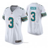 Maglia NFL Game Donna Miami Dolphins Josh Rosen Throwback Bianco