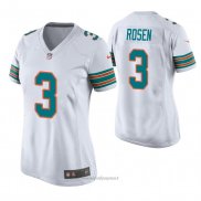Maglia NFL Game Donna Miami Dolphins Josh Rosen Throwback Bianco