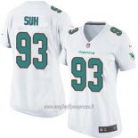 Maglia NFL Game Donna Miami Dolphins Suh Bianco