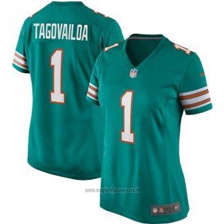 Maglia NFL Game Donna Miami Dolphins Tua Tagovailoa Alternato Verde