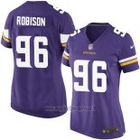 Maglia NFL Game Donna Minnesota Vikings Robinson Viola