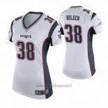 Maglia NFL Game Donna New England Patriots Brandon Bolden Bianco