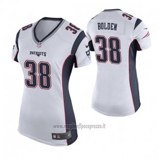 Maglia NFL Game Donna New England Patriots Brandon Bolden Bianco
