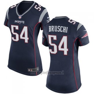 Maglia NFL Game Donna New England Patriots Bruschi Nero
