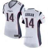Maglia NFL Game Donna New England Patriots Grogan Bianco