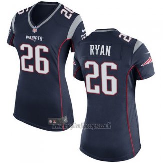 Maglia NFL Game Donna New England Patriots Ryan Nero