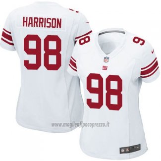 Maglia NFL Game Donna New York Giants Harrison Bianco