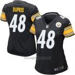 Maglia NFL Game Donna Pittsburgh Steelers Dupree Nero