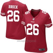 Maglia NFL Game Donna San Francisco 49ers Brock Rosso