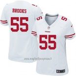 Maglia NFL Game Donna San Francisco 49ers Brooks Bianco