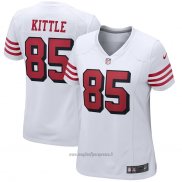 Maglia NFL Game Donna San Francisco 49ers George Kittle Alternato Bianco