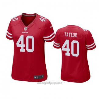 Maglia NFL Game Donna San Francisco 49ers Jamar Taylor Rosso