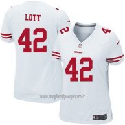 Maglia NFL Game Donna San Francisco 49ers Lott Bianco