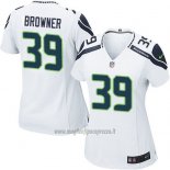 Maglia NFL Game Donna Seattle Seahawks Browner Bianco