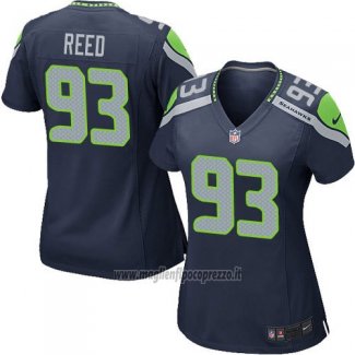 Maglia NFL Game Donna Seattle Seahawks Reed Blu Scuro