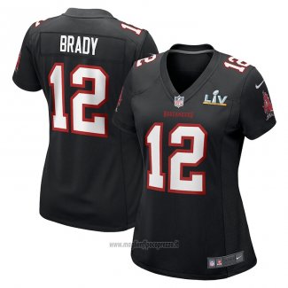 Maglia NFL Game Donna Tampa Bay Buccaneers Tom Brady Nero