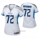 Maglia NFL Game Donna Tennessee Titans David Quessenberry Bianco
