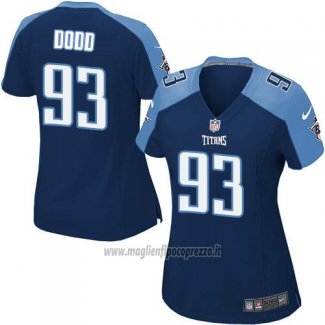 Maglia NFL Game Donna Tennessee Titans Dood Blu Scuro