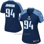 Maglia NFL Game Donna Tennessee Titans Johnson Blu Scuro