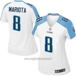 Maglia NFL Game Donna Tennessee Titans Mariota Bianco