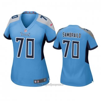 Maglia NFL Game Donna Tennessee Titans Ty Sambrailo Blu