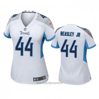 Maglia NFL Game Donna Tennessee Titans Vic Beasley Jr Bianco