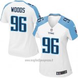 Maglia NFL Game Donna Tennessee Titans Woods Bianco