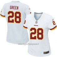 Maglia NFL Game Donna Washington Commanders Green Bianco