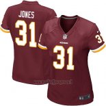 Maglia NFL Game Donna Washington Commanders Jones Rosso