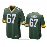 Maglia NFL Game Green Bay Packers 67 Jake Hanson Verde
