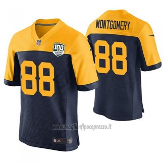 Maglia NFL Game Green Bay Packers Ty Montgomery 100th Anniversary Blu