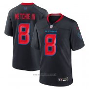 Maglia NFL Game Houston Texans John Metchie III 2nd Alternato Nero