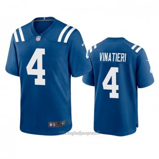 Maglia NFL Game Indianapolis Colts Adam Vinatieri 2020 Blu