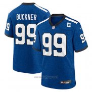 Maglia NFL Game Indianapolis Colts Deforest Buckner Indiana Nights Alternato Blu
