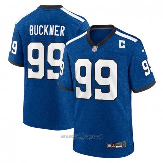 Maglia NFL Game Indianapolis Colts Deforest Buckner Indiana Nights Alternato Blu