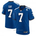 Maglia NFL Game Indianapolis Colts Matt Gay Indiana Nights Alternato Blu