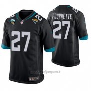 Maglia NFL Game Jacksonville Jaguars Leonard Fournette 25 Anniversario Typename Nero