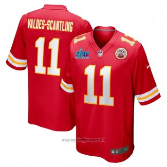 Maglia NFL Game Kansas City Chiefs Marquez Valdes-scantling Super Bowl Lvii Patch Rosso