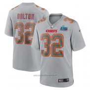 Maglia NFL Game Kansas City Chiefs Nick Bolton Super Bowl Lvii Patch Atmosphere Fashion Grigio