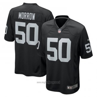 Maglia NFL Game Las Vegas Raiders Nicholas Morrow Nero