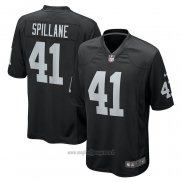 Maglia NFL Game Las Vegas Raiders Robert Spillane Nero