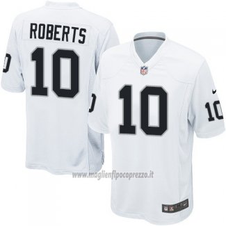 Maglia NFL Game Las Vegas Raiders Roberts Bianco