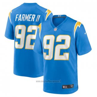 Maglia NFL Game Los Angeles Chargers Andrew Farmer Blu